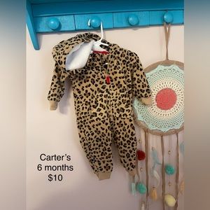 Carter’s baby zip up fleece lined jumper